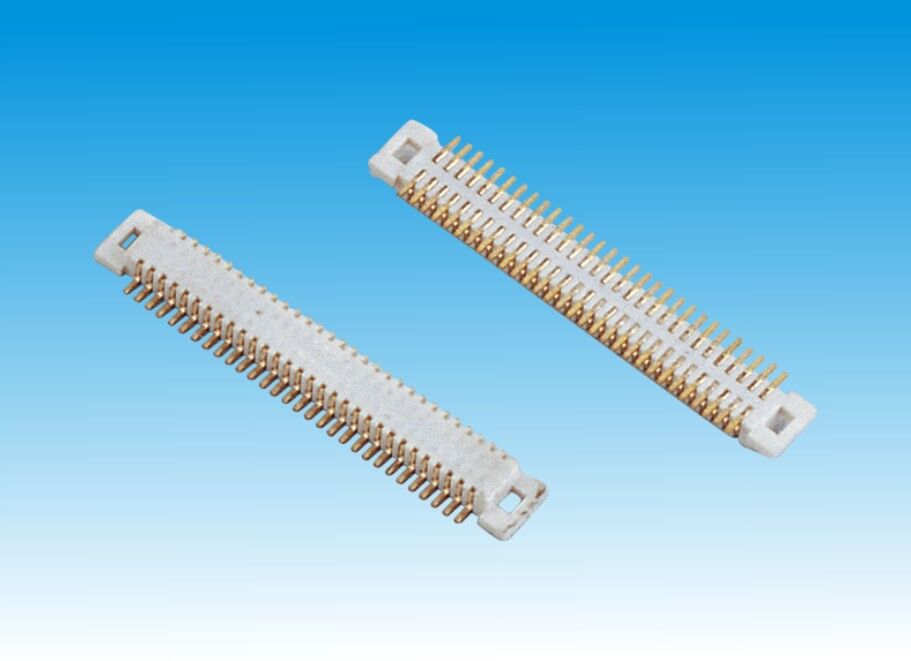 0.5BTB/20P-80P公头/H1.28/SMT/贴脚宽3.3/LCP料/本色