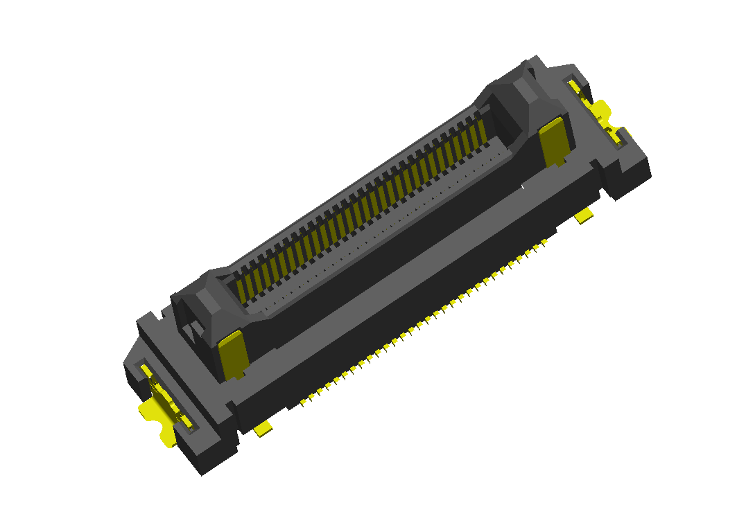 0.5mm高频大电流浮动式BTB-30P-120P公座H8.9SMTLCP料黑色